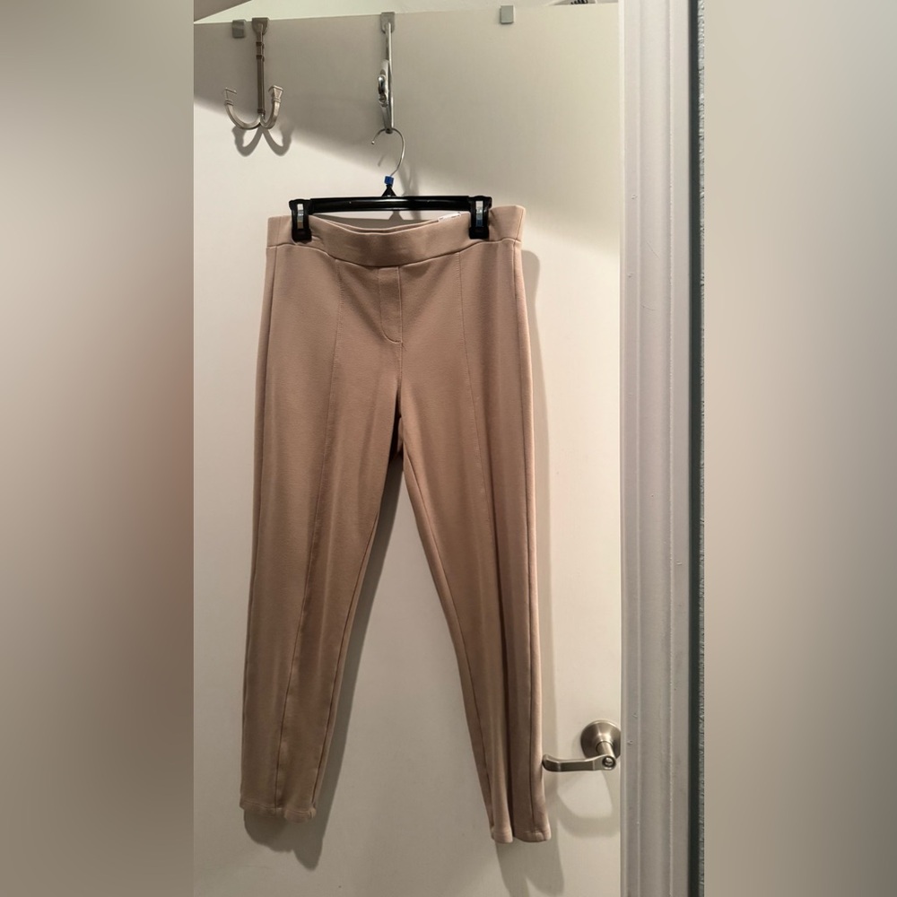 Style & Co. Beige Ponte Leggings with Front Seam